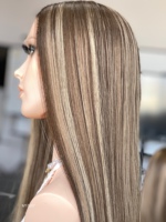 Perruque Sheitel SHY, couleur brun foncé, cheveux humains européens, dessus en dentelle, finition Sheitel de qualité supérieure, distributeur en gros
