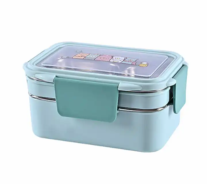 Bento Box Adult Lunch Box, 1200ml Double Layer Lunch Box With