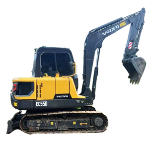 Excavatrice sur chenilles Volvo EC55D 60 d'occasion avec attache de râteau, moteur, pompe et boîte de vitesses importés - Product Image 2