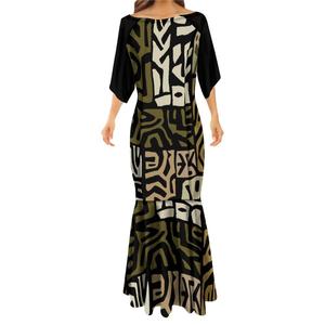 Retro Style Papua New Guinea Long Trumpet Mermaid <strong>Dress</strong> <strong>Custom</strong> Ladies Fishtail Evening <strong>Dresses</strong> Plus Size Womens <strong>Dresses</strong> Vestidos - Product Image 2