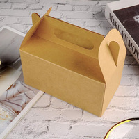 Boîte de papier kraft de poulet frites jetables à impression personnalisée de conception propre directe d'usine pour conteneur de restauration rapide