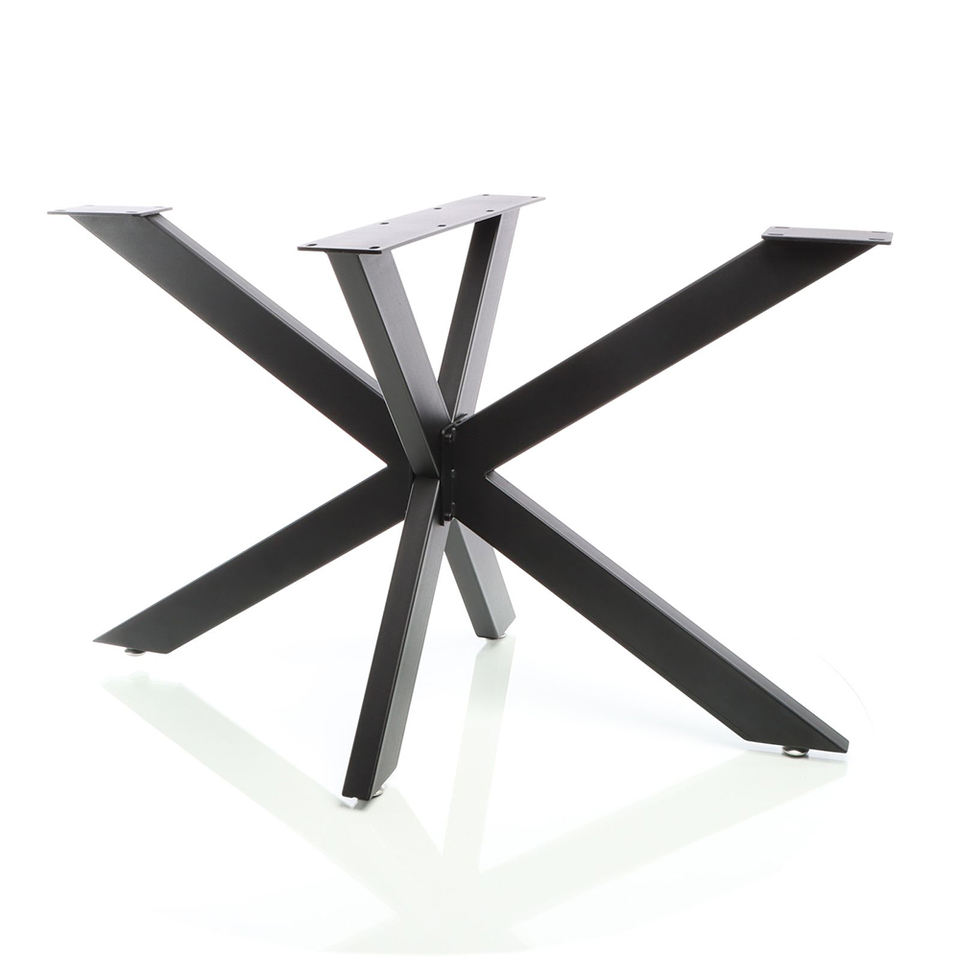 Black Spider Table Base Heavy Duty Custom Industrial Design Detachable ...