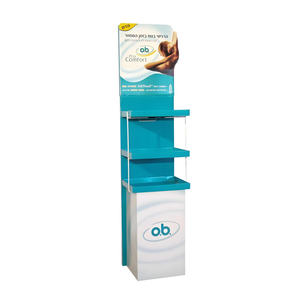 ชั้นวางสินค้าขนาดใหญ่สำหรับซูเปอร์มาร์เก็ต ชั้นวางสินค้าแบบพาเลทสำหรับร้านค้าปลีก ทำจากกระดาษแข็ง สามารถวางซ้อนกันได้ ใช้สำหรับโฆษณา สามารถปรับแต่งสีและพิมพ์ลายได้ - Product Image 4