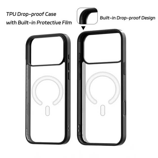 Popular 2 in 1 Acrylic TPU Phone Cases Blank for iPhone 17 Pro MAX 16PLUS 16 15 14 13 XS MAX AIR