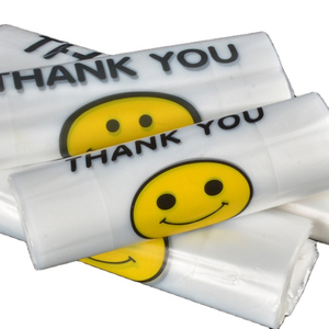 Wholesale Clear LDPE T-shirt <b>Packaging</b> <b>Bag</b> Thank You Shopping <b>Bag</b> pp Plastic Carrier <b>Bags</b> - Product Image 1