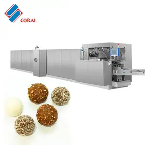 Factory Price Chocolate Cream Coating Wafer Production Line Auto Ball Wafer Productione Line