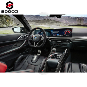 แผงคอนโซลกลางคาร์บอนไฟเบอร์แบบแห้ง รุ่น CS สำหรับเปลี่ยนในรถยนต์ BMW G80 G81 M3 G82 G83 M4 G87 M2 CSL ตกแต่งภายในรถยนต์ - Product Image 5