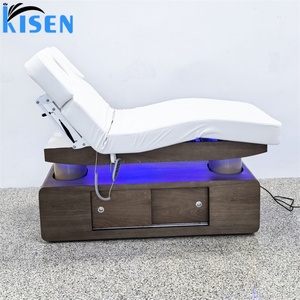 KISEN Luxury Electric Beauty <b>Bed</b> Spa Salon Massage <b>Bed</b> <b>for</b> Salon Modern Electric Massage Table Wood Facial Head Spa Beauty <b>Bed</b> - Product Image 2
