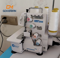 Machine à coudre surjeteuse 4 fils avec lampe pour coussins, oreillers, tissus non tissés et liserés de lits pour animaux – Vente chaude