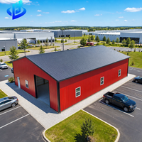 Entrepôts modernes en structure métallique préfabriquée avec poutres en H, à cadre durable, pour ateliers industriels et stockage