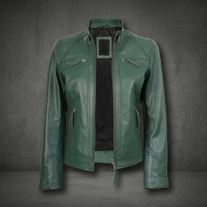 Genuine Leather <b>Jacket</b> Women Luxury Custom Real Sheepskin Slim Moto <b>Biker</b> Coat Outerwear 100% Polyester Genuine Leather <b>Jacket</b> - Product Image 1