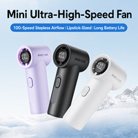 Nouveau ventilateur USB portable K40, mini, haute vitesse, flux d'air puissant, multifonctionnel, alimenté par batterie, utilisation en extérieur et à domicile