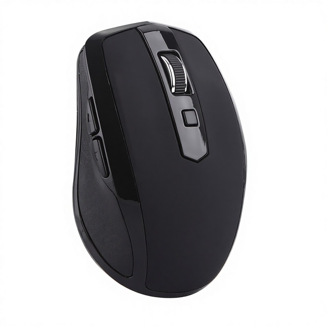 Wireless Optical Ergonomic Mouse USB-C for Laptop Gaming Office Use 6 Buttons Battery Powered