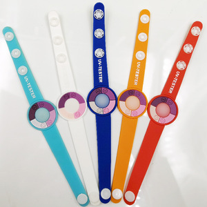 UV Test Bracelet UV Discoloration Hand <b>Strap</b> Children's Watch Silicone Soft Cartoon <b>Wrist</b> <b>Strap</b> BJ005 Ultraviolet Reminder - Product Image 2