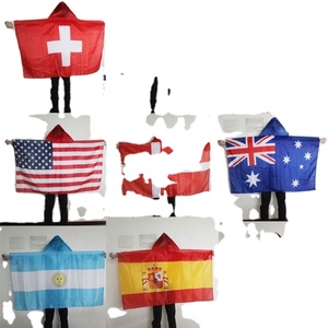 Capa de Fútbol Promocional 100% Poliéster para Fanáticos de Croacia, Alemania, Italia, Personalizada con la Bandera de tu País de Europa - Product Image 6