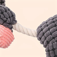Jouet pour chien en peluche Playpal, âne amusant en forme d'âne, résistant aux morsures et aux grincements de dents, avec son BB