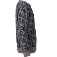 Prix inférieur Pull d'hiver à manches longues en tricot chaud respirant avec logo imprimé motif de personnage pour hommes