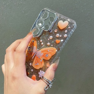 Funda de Lujo con Perforaciones Precisas y Laterales para <span class=keywords><strong>Samsung</strong></span> S23 S24 S25 S26 Ultra Plus, Protección Antigolpes, Color Naranja - Product Image 6