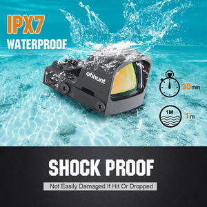 Mira de Punto Rojo Ohhunt Motion Awake con 10 Ajustes de Brillo, Mira Reflex de Aluminio Resistente a Impactos con Retícula de Punto Circular - Product Image 5