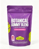 Gummies aux champignons OEM/ODM Complexes avec Crinière de lion, Reishi et Cordyceps pour la concentration et le soutien immunitaire, sachet de 80g