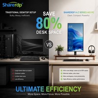 Sharerdp Factory - PC Todo en Uno de Alta Gama, Core I5 de 12.ª Generación, 12450H, 1235U, 1245U, DP, Doble HD, PC Todo en Uno de Marca, PC de Escritorio
