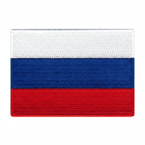 แผ่นปักธงรัสเซียแบบรีดบนผ้าคุณภาพสูงแผ่นปักลายธงชาติรัสเซีย - Product Image 1