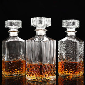Vente en gros Meilleur prix Bouteille en verre 1000ml <span class=keywords><strong>Whisky</strong></span> Carafe à vin avec bouchon Home Hotel Restaurant Banquet Bar - Product Image 4