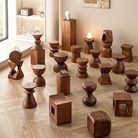 Ensemble table basse et banc en bois massif carbonisé style Wabi-sabi PurelyFeel, avec sculpture sur racine, facile à nettoyer, mobilier de salon