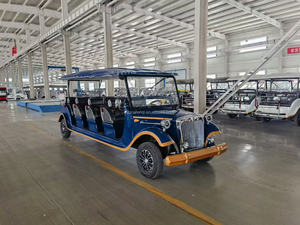 <span class=keywords><strong>Auto</strong></span> Elettrica Vintage Stile Retrò per Tour Turistici con Batteria 72V, Colore Personalizzabile, 8-14 Posti, Carrozzeria in Lamiera <span class=keywords><strong>d</strong></span>'Acciaio - Product Image 3