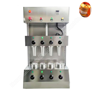 Pizza Cone Cooking Making Machine Full Automatic 4 Molds Pizza Cone Maker Pizza Cone Machine With 4 Moulds - Product Image 1