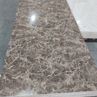 Feuille de marbre UV de luxe personnalisée en usine panneaux muraux flexibles en marbre PVC pour la décoration intérieure