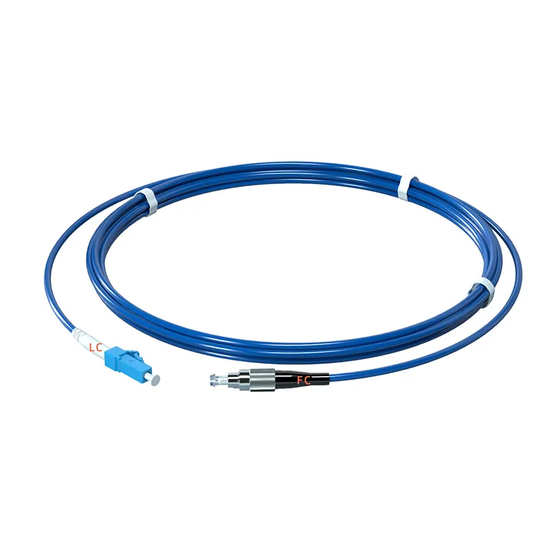 Precio de fábrica LC/3,0/UPC Conector Modo único Simplex PVC 1M-10M Cable de conexión de fibra óptica blindado