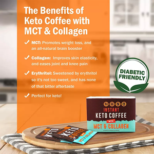 Vitaminas Adelgazantes 2022, Café Cetogénico en Polvo con Sabor para Pérdida de Peso Instantánea, Quemador de Grasa - Product Image 2