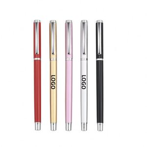 ปากกาลูกลื่นโลหะพิมพ์โลโก้ตามสั่ง ขนาดหัวปากกา 0.5 มม. 1.0 มม. วัสดุโลหะ - Product Image 2