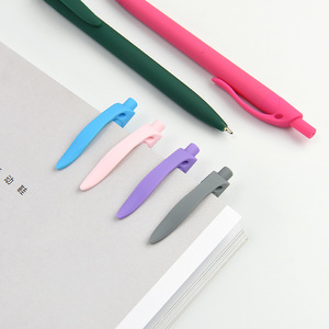 Customizable Plastic Ballpoint Pen 0.5mm Push Button <b>Black</b> Ink General Office Use Wholesale - Product Image 4