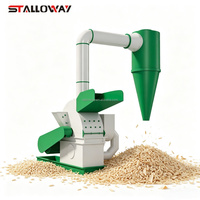 Broyeur à marteaux multifonctionnel pour bois, sciure, branches, paille, coques de riz et de noix de coco - Haute efficacité