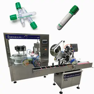 Shanghai Fabrikant Automatische Lab Buis Reagens Vulmachine 5Ml-30Ml Reageerbuis Vulling Capping Machine