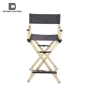 Chaise Haute de Metteur en Scène Pliante Professionnelle en Tissu Oxford et Aluminium de Haute Qualité pour Maquillage - Product Image 5