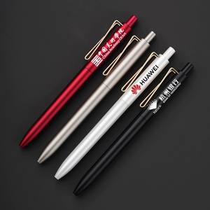 उच्च अंत भावना बड़े वी-आकार के प्रेस जेल पेन अनुकूलित लोगो उच्च मूल्य वाला उपहार प्लास्टिक पेन कार्यालय हस्ताक्षर पेन - Product Image 2