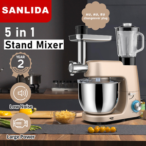 Haushalts 660W Lebensmittel mischer 7L Fleischwolf Entsafter Brot Elektrischer Teig Kneter <span class=keywords><strong>Mixer</strong></span> 5-in-1 Steh mischer - Product Image 2