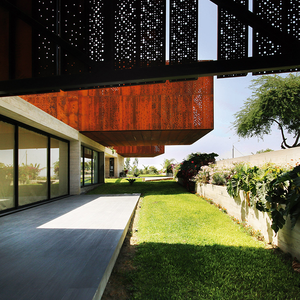 Pantallas de Acero Corten de Diseño Moderno y Alta Calidad, Muro Cortina Decorativo Exterior con Diseño Floral - Product Image 6