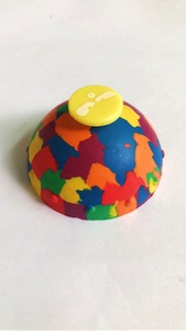 ฮิปฮอปปรากฏของเล่นยางที่มีสีสันลวงตาตีกลับชามปั่นด้านบนกระโดดครึ่งกำยำลูกกระโดดปอปเปอร์บอลสำหรับเด็ก - Product Image 2