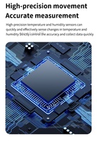 Capteur de température et d'humidité WIFI Tuya, hygromètre, thermomètre, maison intelligente, rétroéclairage, compatible avec Smart Life, assistant Alexa