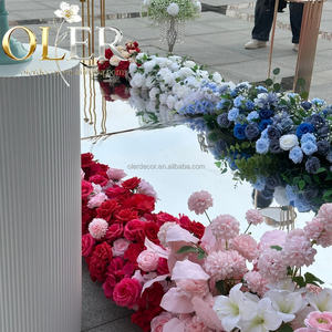 Grueso pasillo de la boda interior/exterior reflectante piso <span class=keywords><strong>rodillo</strong></span> alfombras elegante espejo alfombra <span class=keywords><strong>para</strong></span> decoraciones de fiesta - Product Image 3