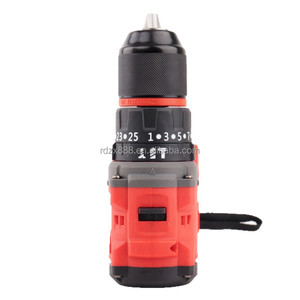 สว่านกระแทกไร้สาย OEM 21V Brushless Li-ion ขนาด 13 มม. เส้นผ่านศูนย์กลางการเจาะสูงสุด ปรับความเร็วได้ ระดับมืออาชีพ - Product Image 3