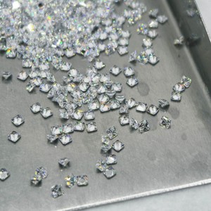 Princess Square Cut Zircon Cubic Zirconia Clear Gemstone For Jewelry Making 5A Quality Lab Created Synthetic Stone - Product Image 4