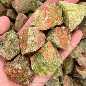 Cristales de Unakita JADE y Piedras Curativas, 1 Pieza de Piedra Natural en Bruto para Pulir, Gemas Curativas y Manualidades con Cristales - Product Image 5