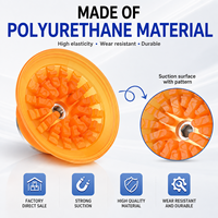 Ventouse à vide série FCF FCF30 FCF40 FCF50 FCF60 FCF70 FCF80 FCF100 en polyuréthane PU antidérapante pour robot aspirateur
