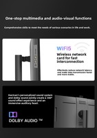 Computadora Todo en Uno Intel de 24 Pulgadas, Windows 11, Negra, con Cámara Telescópica LED de Alta Definición, para Uso en Oficina y Negocios, Ensamblada
