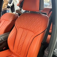 Funda de Asiento de Coche de Lujo Personalizada de Fábrica, de Fibra de Carbono y Cuero PU, Impermeable, Modificación Wellfit para Ford, Nissan, Jeep, Mazda